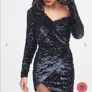 Lavish Alice black sequin dress